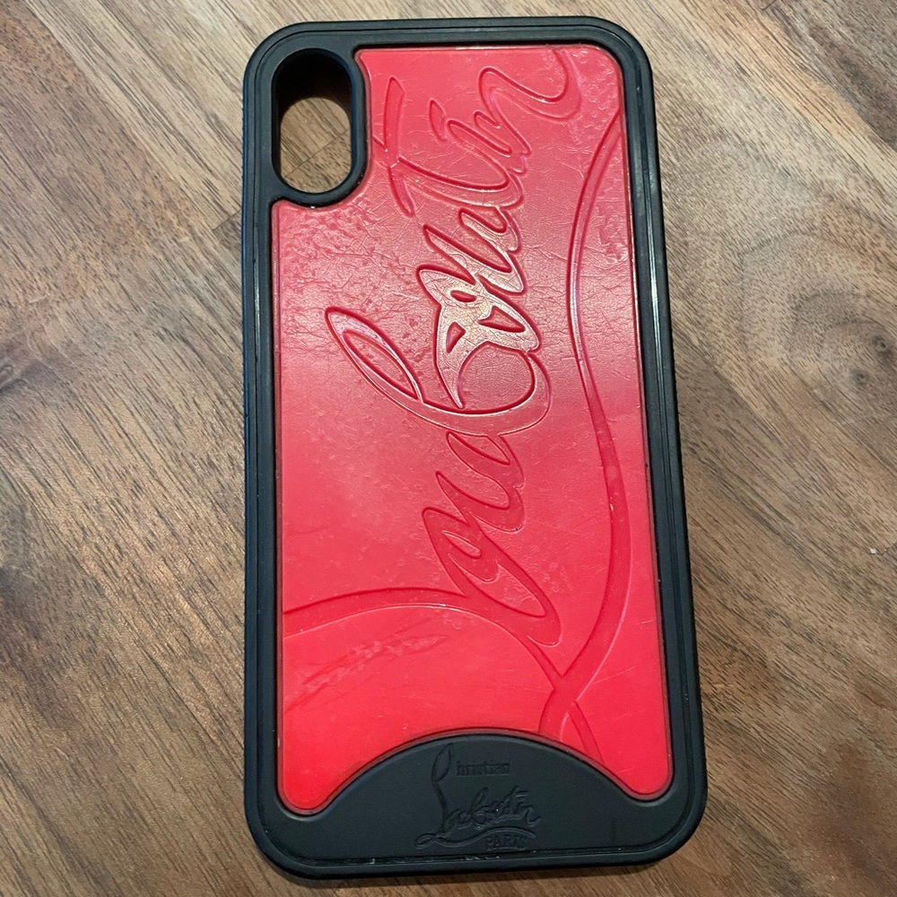 Christian Louboutin authentic iPhone case X/XS.